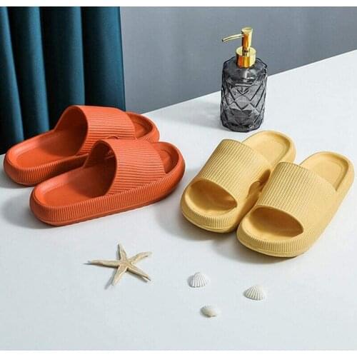 Non-Slip Thick Sole Slippers Massage Slippers Slides Pillow Slides EVA Bathroom Slippers Summer Beach Sandal Slipper Footwear