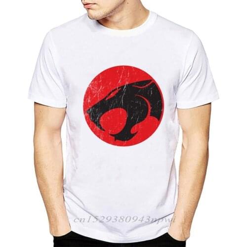 New Harajuku funny T shirt Men THUNDERCATS EMBLEM Hip Hop Tee Shirt men Fitness Tshirt hipster Clothing Cool Tops Short sleeve