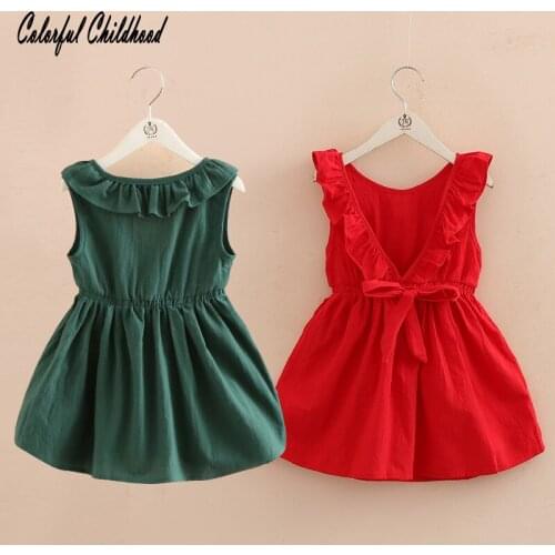 Baby Girls Dress 2018 New Spring summer Sleeveless Princess Dress toddler Kids Clothes Children Dresses For 2-7y birthday