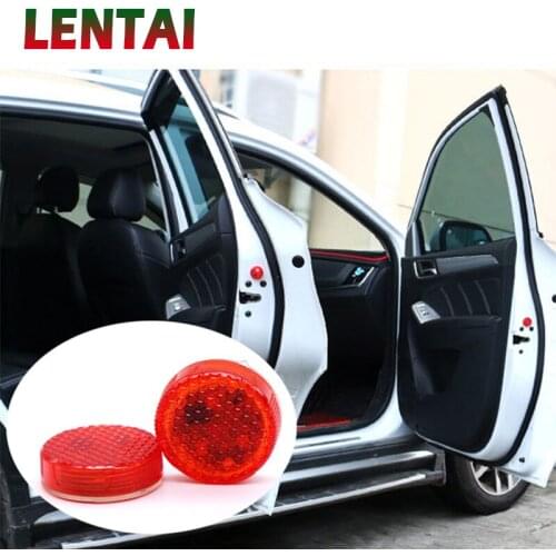 LENTAI Car door Warning Lamp 5 LED Strobe Light For Toyota Corolla c-hr Avensis RAV4 Auris Kia Rio Ceed Sportage Cerato Tiguan