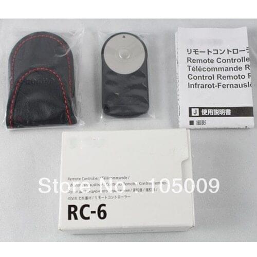 RC6 RC-6 IR Wireless Shutter Remote Control For canon 5DII 6d 7d 60d 550D 500D 760D 600D 700D T5I T4I camera