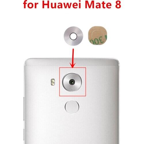 2pcs for huawei mate 8 Camera Glass Lens Back Rear Camera Glass Lens with Glue Replacement Repair Spare Parts