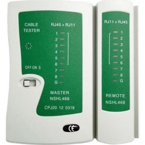 Premium Network Lan Cable Tester Test Rj45 Rj-11 Cat5 Utp Ethernet Tool Cat5 6 E Rj11 8P Portable Lan Cable Tester