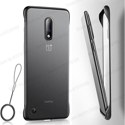 Slim Frosted Frameless Shockproof Phone Case For Oneplus 8T 8 Pro Ring Holder Skin Feel Protective Cover For One Plus 7T 7 Pro