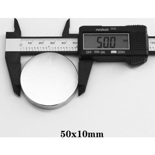 1/2/3PCS 50x10 mm Super Powerful Strong Magnetic 50mmx10mm Permanent Neodymium Magnets 50x10mm Big Round Magnet 50*10 mm