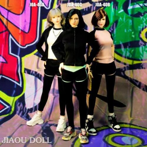 1/6 Scale Female Soldier Yoga Suit Suit Suitable For 12-inch Action Figure Tbl Ph Body Model Clothing Accessories In Stock