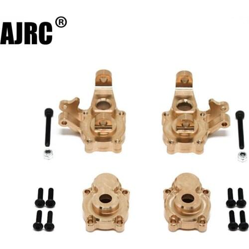 1/8 1/10 Rc Car Yikong 4082/4102 Upgrade Metal Parts Cnc Brass Front Steering C Seat Rear Axle Seat