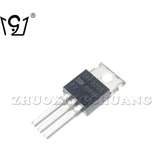 10PCS IRF3205PBF IRF3205 TO-220 110A55V Mos tube new and original IC