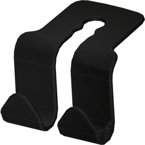 2 in 1 Headrest Hook with Phone Holder Automotive Backseat Hook Fit for Handbag Purse Coat Hanging