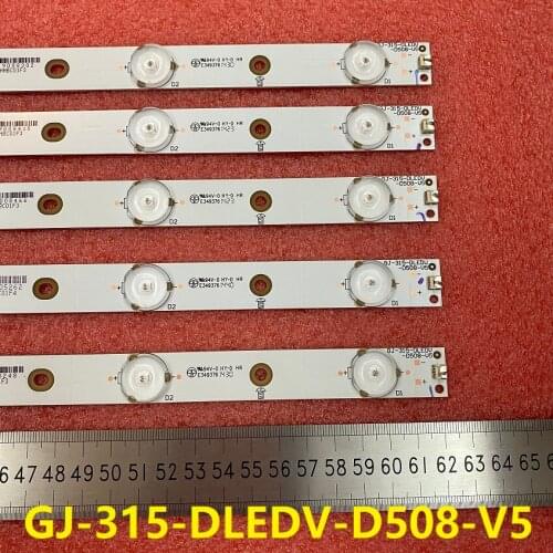 5pcs/set LED backlight strip for Vizio M322i-B1 GJ-315-DLEDV-D508-V5 U-PGHBCYZF4 U-PHHBC01F3 E349376