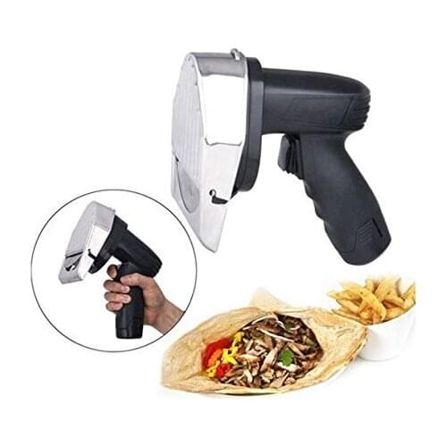 Cordless 12V Battery Rechargeable Doner Kebab Knife Wireless Shawarma Slicer Gyro Cutter With Serrated Blade