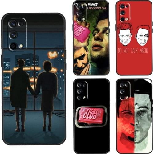 Fight Club Movie Poster Case For Realme C3 C11 C15 GT Neo Q3 6 7 8 Pro Cover For OnePlus 8 Pro 8T Nord 9 Pro Shell