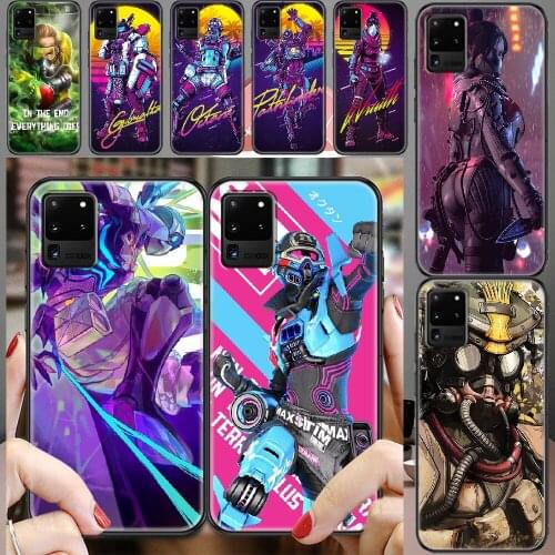 Apex Legends Game Phone case For Samsung Galaxy Note 4 8 9 10 20 S8 S9 S10 S10E S20 Plus UITRA Ultra black trend hoesjes tpu