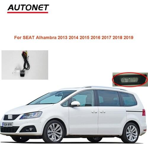 Autonet Rear view camera For SEAT Alhambra 2013 2014 2015 2016 2017 2018 2019 reverse camera /license plate led car camera