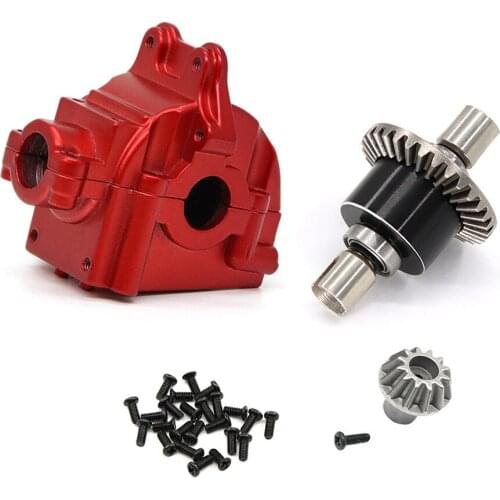 Metal Gearbox Differential Gear Set for RC Car WLTOYS 144001 1:14 Upgrade Parts