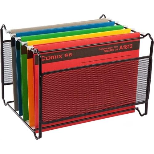 Metal Desk Accessories Mesh Hanging File Folder Frame Documents Holder Organizador A4 FC Size for Company Office Supplies