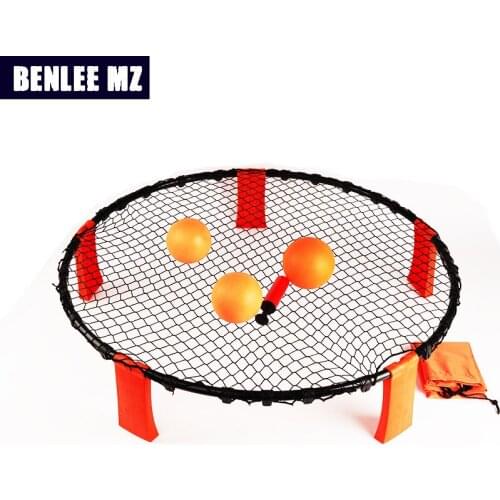Outdoor Mini Beach Volleyball Game Set Children Adult Team Sports Lawn 3 Balls Volleyball Net Fitness Equipment