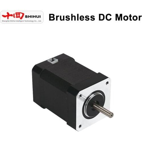 NEMA17 42BLF40 Miniature Brushless Motor 50W 3.2A 0.125N.m 4000rpm 24V DC Motor
