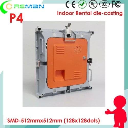 New arrival panneau led pitch 4mm , 512mm*512mm led video wall cabinet p4 , p4 32x64 rental led panel empty cabinet