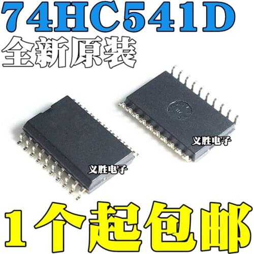 New and original 74HC541D SOP20 Buffer line driver IC 7.2MM Eight-way tri-state output buffer/line driver package SOP20 original