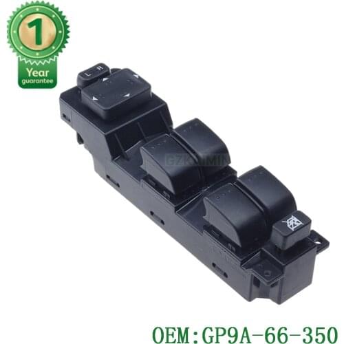 NEW TOP HIGH QUALITY LH LEFT DRIVER SIDE FRONT DOOR POWER WINDOW SWITCH OEM GP9A66350 GP9A-66-350 2006-07 FOR MAZDA SPEED 6 K-M