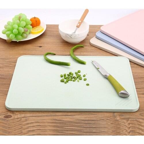 Plastic Vegetable Board with Wheat Straw Thawing and Cutting,Household Kitchen Chopping Board Kitchen Tool