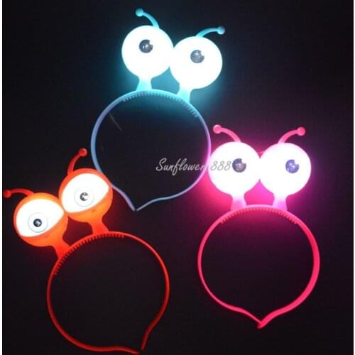 Alien Eyes Ears Light Headbands Flashing LED Party s Glow Concert Party Led Party wedding birthday Halloween Christmas Xmas