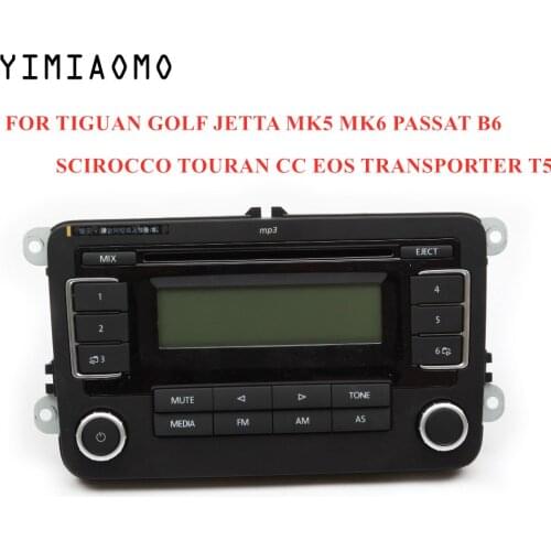 RCD030+18G 035 186 G Car Radio MP3 Payers AUX USB Input For VW Jetta Passat Golf MK5 MK6 Tiguan Eos Polo 18G035186G RCD030
