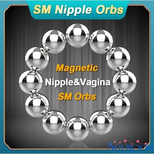 Adult Games Sex Toys for Men Women Couples Ultra Powerful Magnetic Orbs Nipple Clamps Orbs Vagina Clitoris Female BDSM Bondage