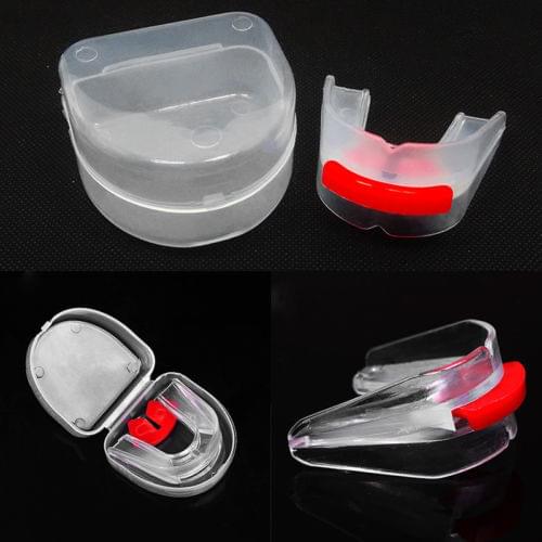 Silicone Sports Boxing Clear Mouth Piece Gum Shield Teeth Guard for Boxing-pop