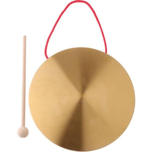 Gongs Tambourine Cymbals Percussion Musical Instruments for Kids Babies Christmas Birthday Gift (22cm)