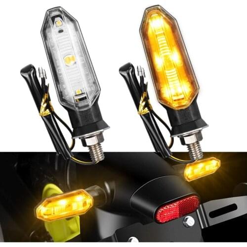 Motorcycle Universal 12V LED Turn Signal Lights Indicator Flashing Light Blinker Signal lamp for Honda for Suzuki for KTM