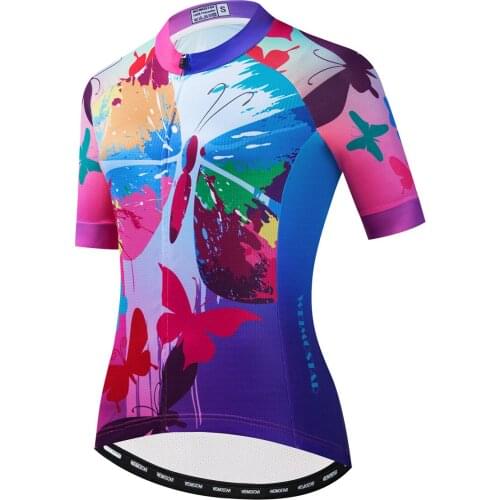 Short Sleeve Cycling Jerseys Women Bicycle Tops Breathable Mountain Bike Shirts Quick Dry