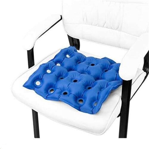 Premium Air Inflatable Seat Cushion 17X17 Heat Sealed Construction for Durabilityd Cushion for Wheel Chair and Prolonged Sitting