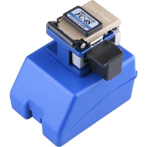 FC6S High precision fiber Optical Cleaver 12 BladeS cutting fiber knife FTTH fiber cable cutter tool with Scrap Collector FTXH