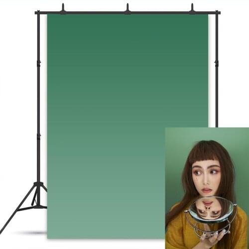 Green Gradient Portrait Color Photography Background Pregnant Backdrop Newborn Child Kids Baby Model Professioal Photostudio