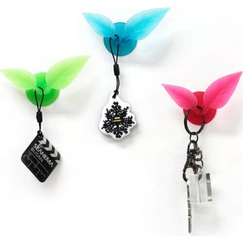 1PCS Toothbrush Holder Suction Cup Leaves Styling Creative Compact Rack Razor Holder Multifunctional Toothbrush Racks 4 colors