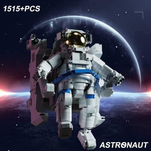 1515PCS High-Tech Space Station Astronaut Building Blocks Kit Creative Aerospace Spaceman Figures Bricks Toys For Children Gifts