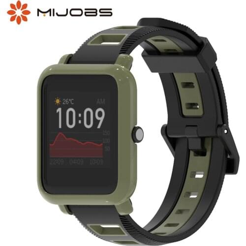 20mm Strap For Huami Amazfit Bip S Bracelet Watch Band Protector Wristband for Amazfit Bip 1S Protective Case For Bip S Correa