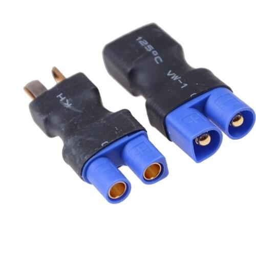 1pcs EC3 M/F To F/M T-Plug Adapter T-Plug Deans Style No Wires Connector Remote Contol Parts & Accessories