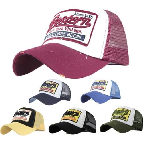 Streetwear Baseball Caps Men Women Snapback Hip Hop Cap With Fashion Animals Embroidery Summer Breathable Mesh Trucker Caps