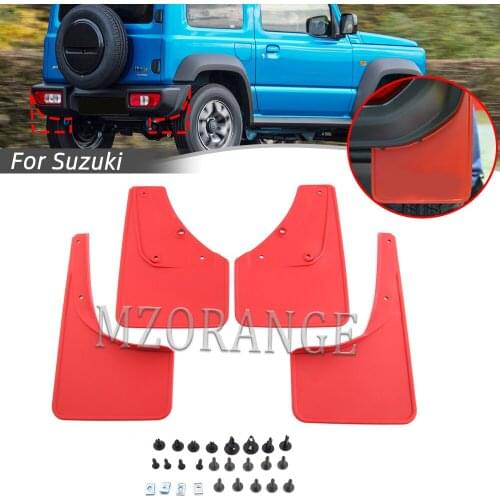 Car Mud Flaps Mudguard for Suzuki Jimny JB74 JB74W 2018-2020 Mudflaps Splash Guards Front Rear Mudguards auto Mud Flap Fender