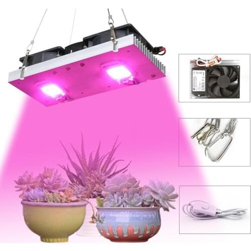 Full Spectrum COB Grow Light 200W High Luminous Efficiency Growing Lamp for Plants COB Phytolamp for Indoor Grow Box Greenhouses