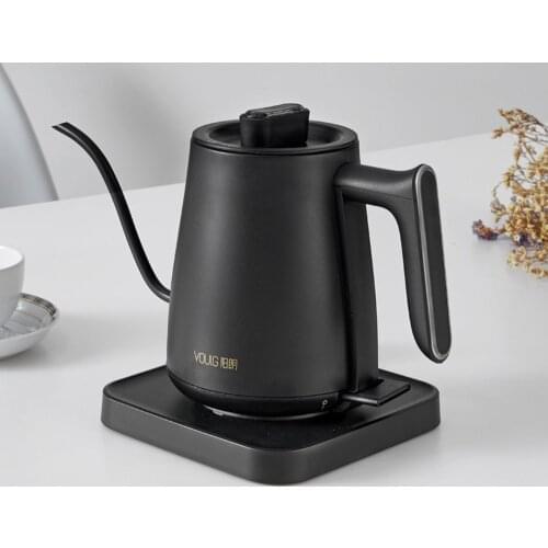 Stainless Steel Hand Drip Type Electric Coffee Gooseneck Kettle Water Boiler Inverted Pot Quick Brewing Tea Samovar Gooseneck