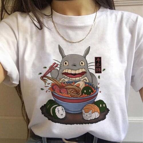 Y2k Japanese Anime Kawaii Graphic Print T-shirt Women Harajuku Aesthetic White Top Tshirt 2021 New Summer Fashion Female T Shirt
