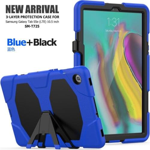 Hybrid Shockproof Armor Military Extreme Heavy Duty Rugged Case With Stand For Samsung Galaxy Tab S5e 10.5 inch 2019 T720 T725