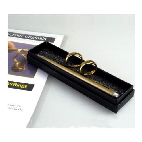 Ghostly Linking Finger Rings (Gimmick) 2.0 - Magic Tricks,Card Magic,Fire,Magic Props,Dice,Comedy,Mentalism Magia,Fun