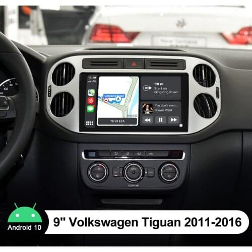 Android 10.0 Touch Screen Radio For The Car With Carplay 9 Inch 1280*720 Head Unit 4G BT HD For Volkswagen Tiguan 2011-2016