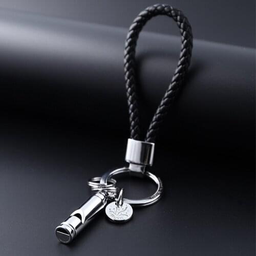 Milesi - 2017 Brand Whistle Key chain Outdoor Survival Keychain Rings for Men Women Novelty Gift innovative Trinket