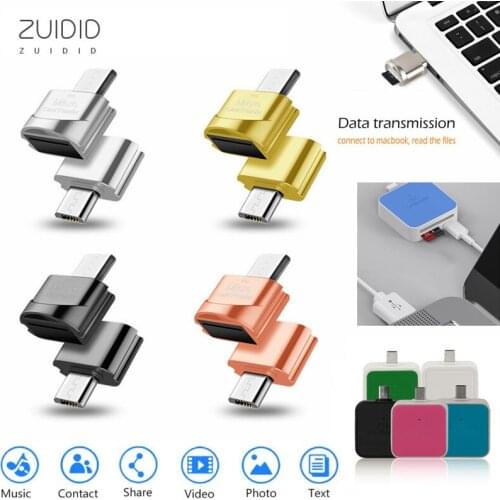 Multi-color Mini OTG Card Reader USB 3.0 Type C To Micro-SD TF Multifunction Adapter Smart Memory For Laptop PC